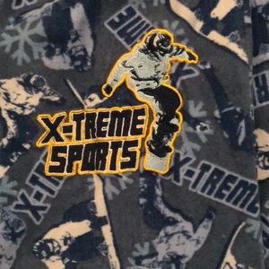 🏂Steve boys XL (14/16) fleece Snowboard pj pants